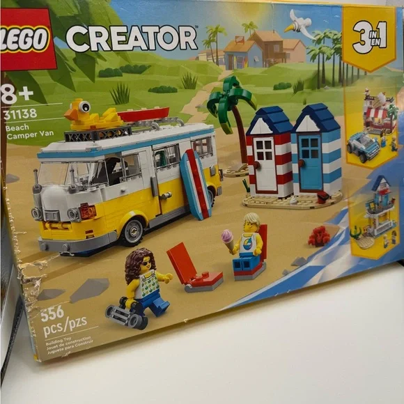 LEGO Creator 3 in 1 Beach Camper Van 31138 Building Toy Set