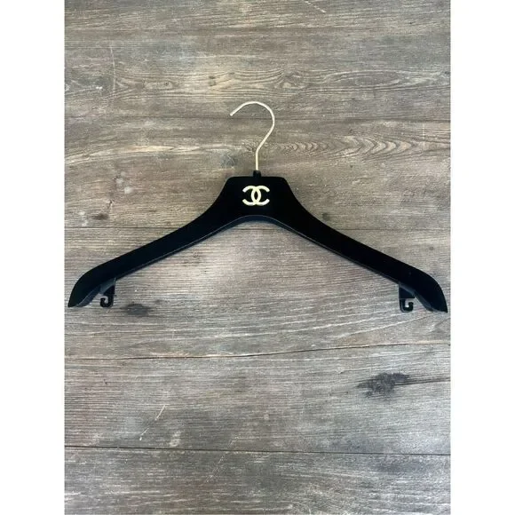 Chanel designer velvet hanger