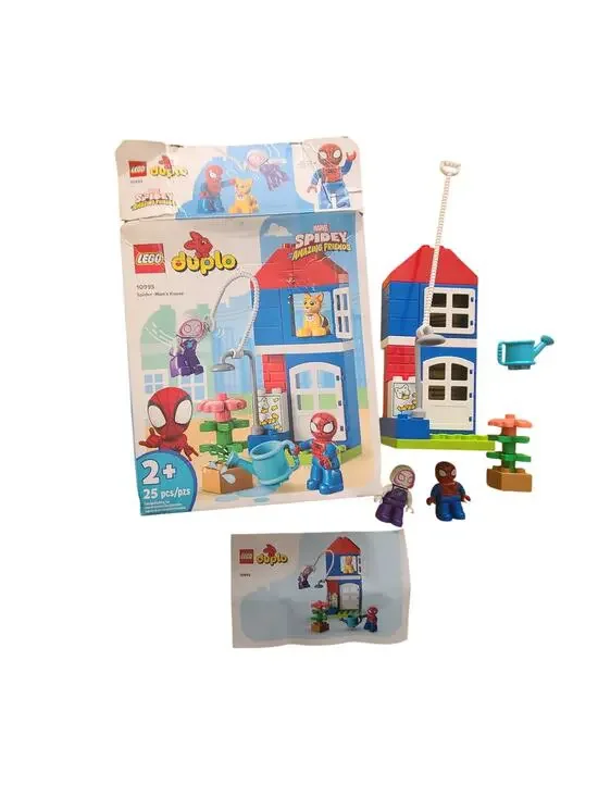 LEGO Duplo Set 10995  [ Spider-Man's House ] used missing  the cat