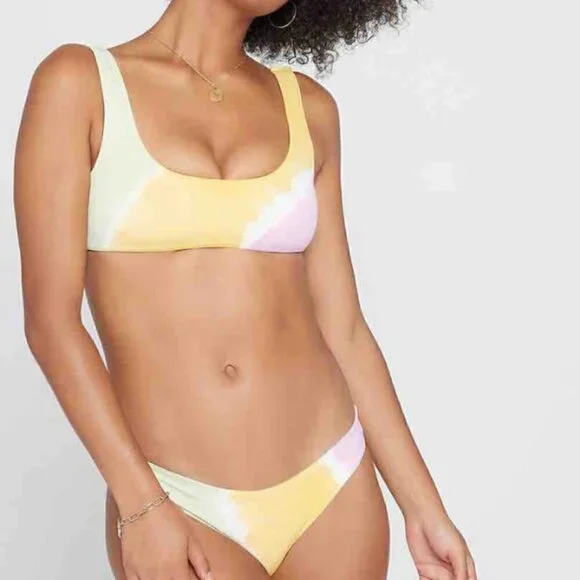 L*Space Lizzie Tie Dye Bikini Top