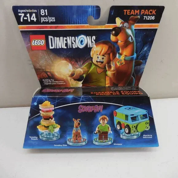 Brand New & Sealed LEGO‎ Dimensions: Scooby-Doo Team Pack (71206)