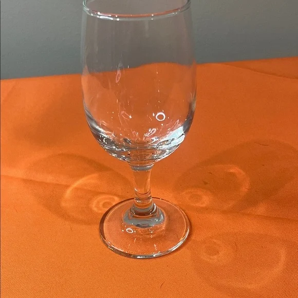 6/$25Sleek Blue Crystal Wine Glass 1 glass