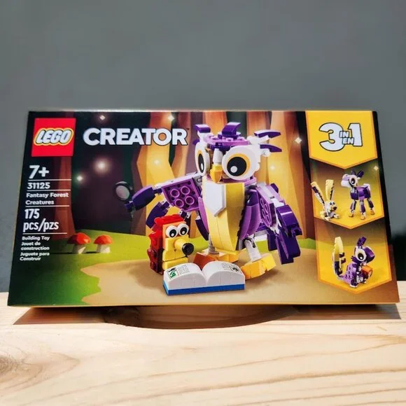 NEW LEGO 31125 Creator 3 in 1 OWL SQUIRREL RABBIT Fantasy Forest Creatures SET