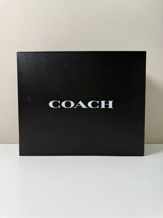 Coach | Empty Shoe Box Gift Box with Lid | Black
