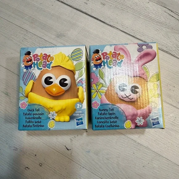 Mr. potato head chick tot and bunny tot building figures NEW