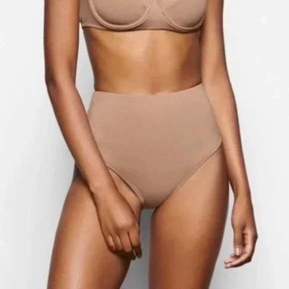 SKIMS‎ Shaping Swim High Waist Bikini Bottom Sienna XXS