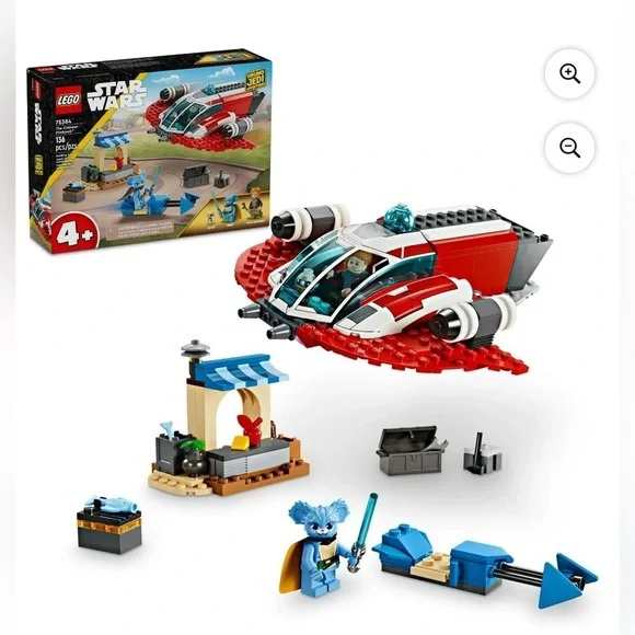 LEGO Star Wars: Young Jedi Adventures The Crimson Firehawk, Kids’ Starter Set