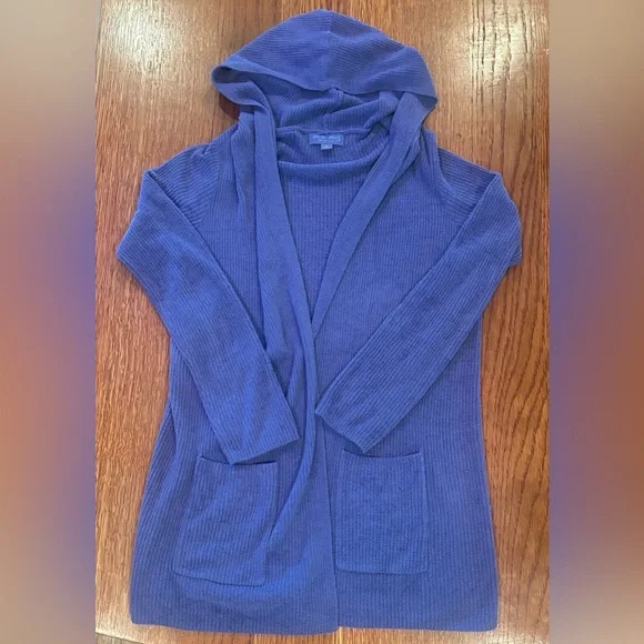 Barefoot Dreams CozyChic Ultra Lite Hooded Cardigan - Size S