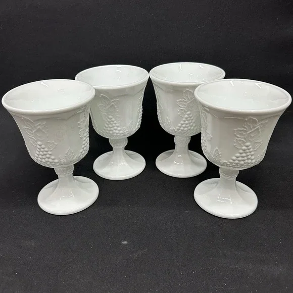 Indiana Glass - Colony Harvest Milk Glass 5 1/4