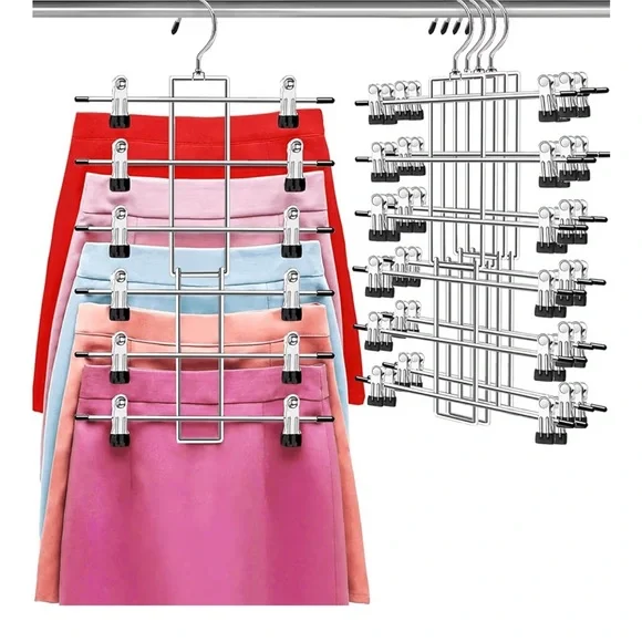 NEW!! PANTS HANGERS WITH CLIPS