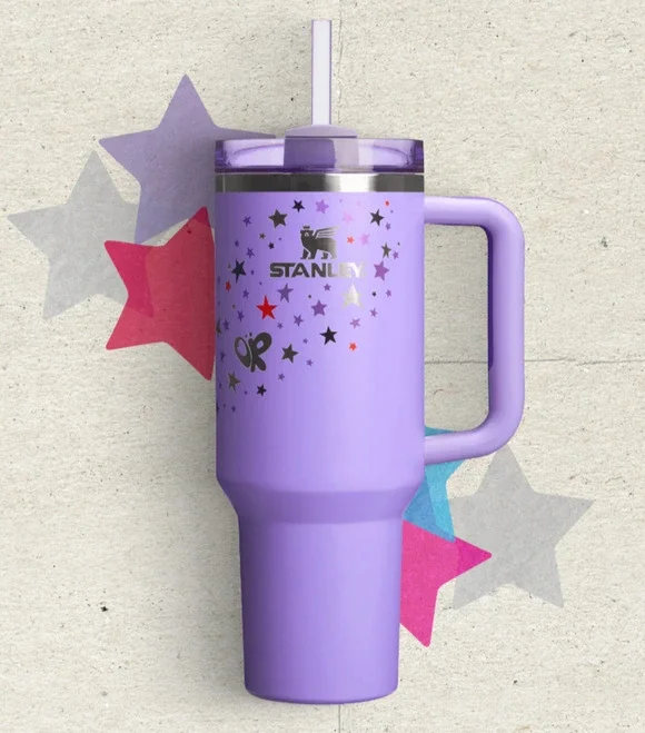 Stanley Purple Olivia Rodrigo Tumbler Flowstate Purple Quencher 40 Oz NEW in Box