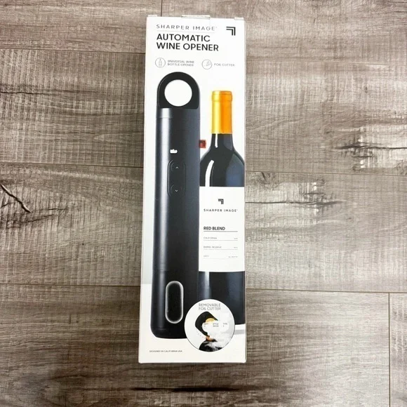 Sharper Image Automatic Wine Opener - Fits All Standard Wine Bottles