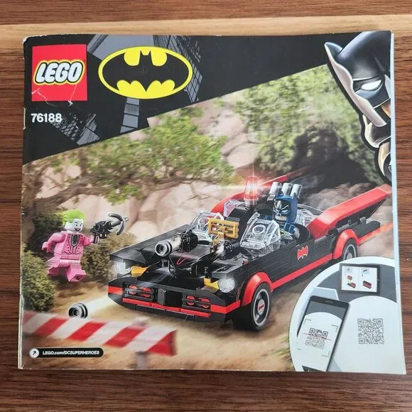 Lego 76188 Batmobile Instruction Book Manual ONLY