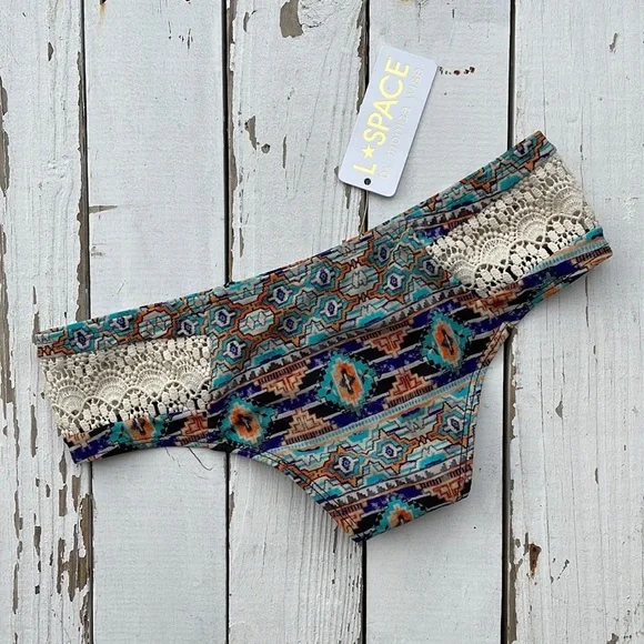 L* Space by Monica Wise Zanzibar Bikini Bottom NWT