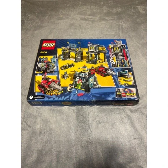 Retired Lego New Sealed LEGO DC Comics Super Heroes: The Batcave (6860)