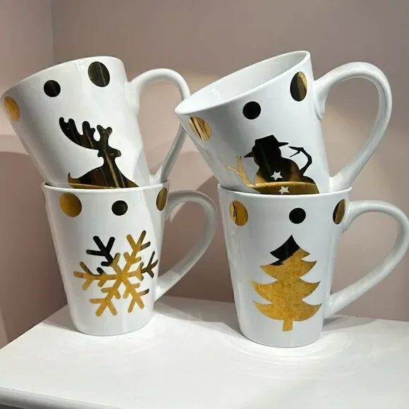 Mug Set of 4 CENTURY Fine China 5