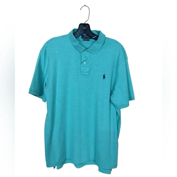 EUC Polo Ralph Lauren Men’s Pima Soft Touch Polo Shirt Teal