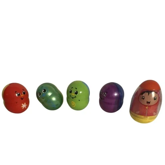 Fisher-Price Peek A Blocks‎ Lot of 8 Colorful Figures Ages 6 Months to 3 Years
