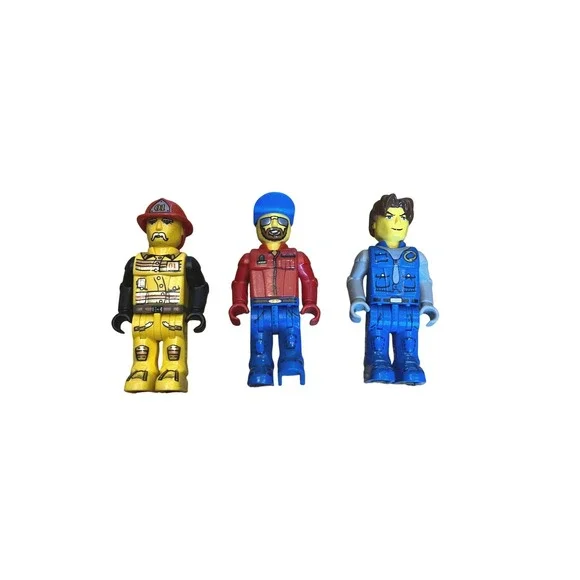 Lego Juniors Minifigures Jack‎ Stone Lot Of Three Retro Vintage Collectible