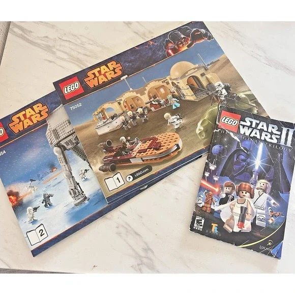 LEGO Marvel Star Wars Bundle of 2 Instruction Manuals Star Wars & Star Wars II