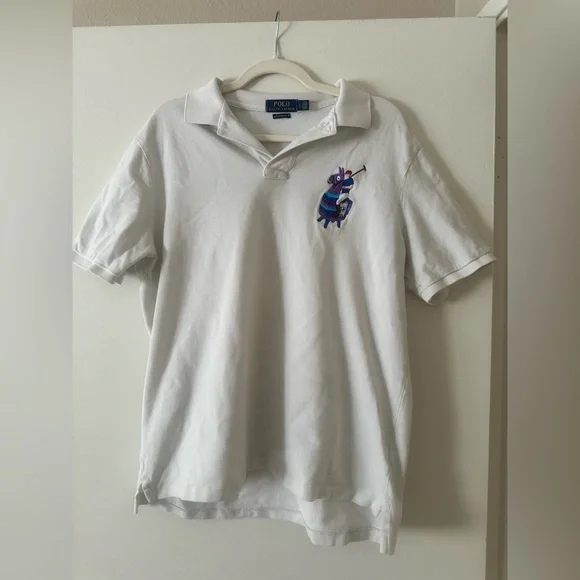 Fortnite x Polo Ralph Lauren Polo Loot Lama White Polo