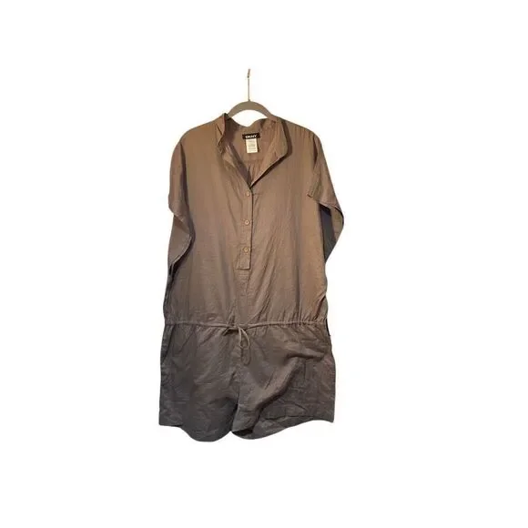 NWT DKNY woman’s flax swim button down coverup size large
