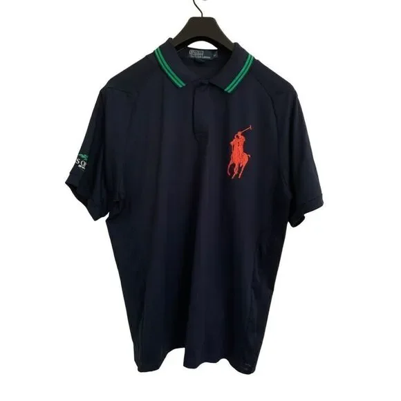 Polo Ralph Lauren big pony polo US Open 2012 navy blue men's size XL