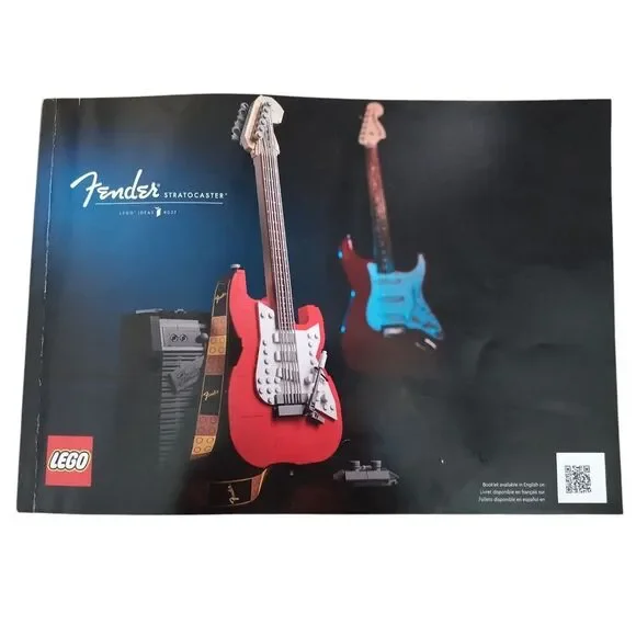 LEGO Fender Stratocaster 21329 Instruction‎ Manual Book Only