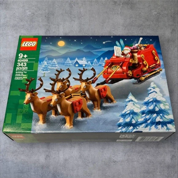 LEGO 40499 Santa's Sleigh‎ 343 Pcs Building Toy Christmas Gift Lego Lovers