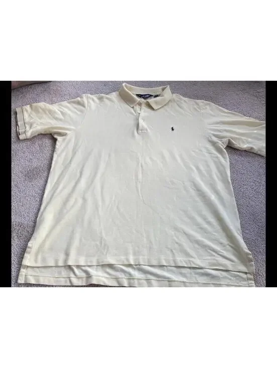 Polo Ralph Lauren Golf Polo Light Yellow XXL