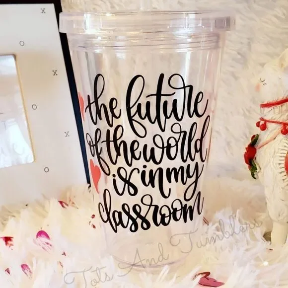 Teacher Appreciation Plastic Tumbler