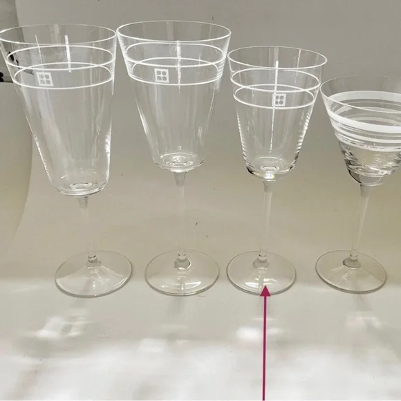KATE SPADE x LENOX Noel Crystal Wine Goblets, set of 3