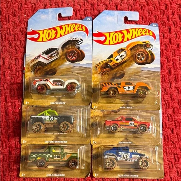 🛻🛻 Hot Wheels Off Road Trucks Complete Set 🛻🛻