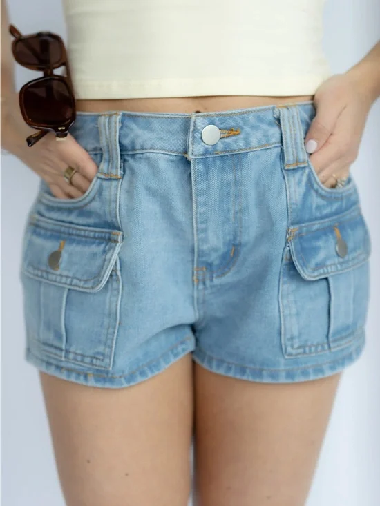 Ready To Roll Denim Shorts