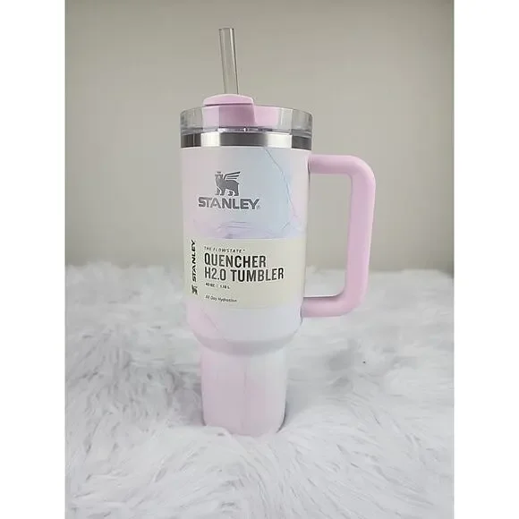 NEW Color Stanley Watercolor Tulle Flowstate Limited Ed. 40 oz H2.0 Quencher