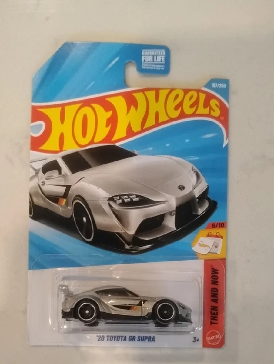 Mattel Hot Wheels '20 Toyota GR Supra - Silver with Black Accents