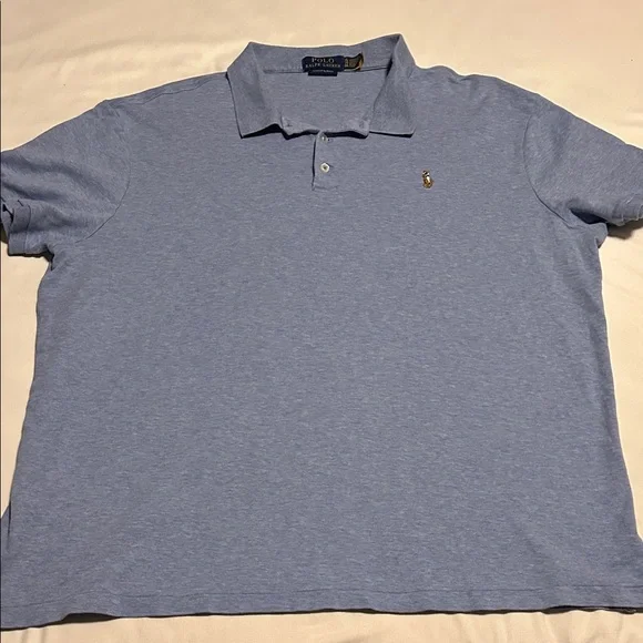 Ralph Lauren Men's Light Blue Polo Shirt