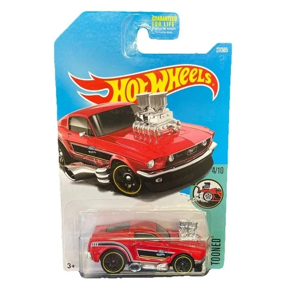 Hot‎ Wheels Tooned '68 Mustang Red 4/10