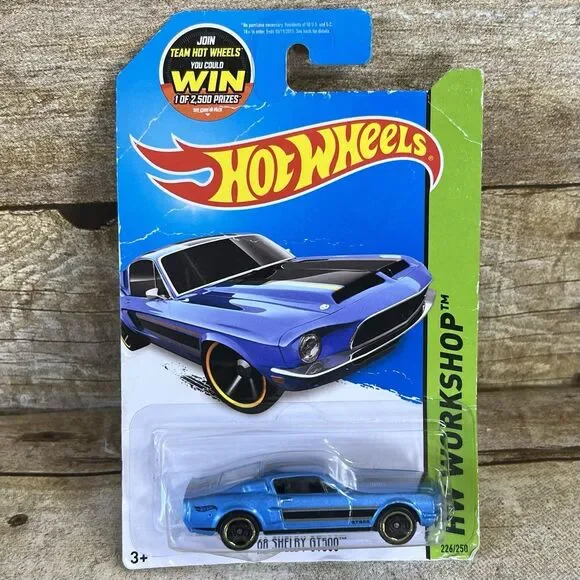 Hot Wheels 2015 HW Workshop 68 Shelby GT500‎ Blue Muscle Mania 226/250 CFJ04