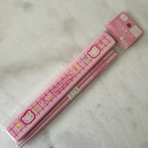 Brand new in sealed package, Hello Kitty chopsticks and case