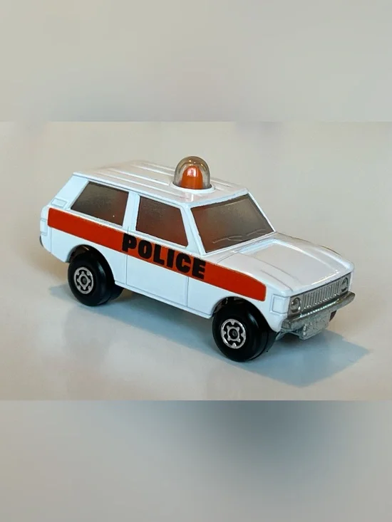 Vintage Matchbox Rolamatics 1975 No. 20 Police Patrol Range Rover Lesney England