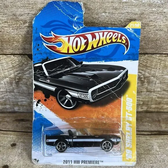 Hot‎ Wheels 2011 HW Premiere 69 Shelby GT-500 Black 21/244 V5293