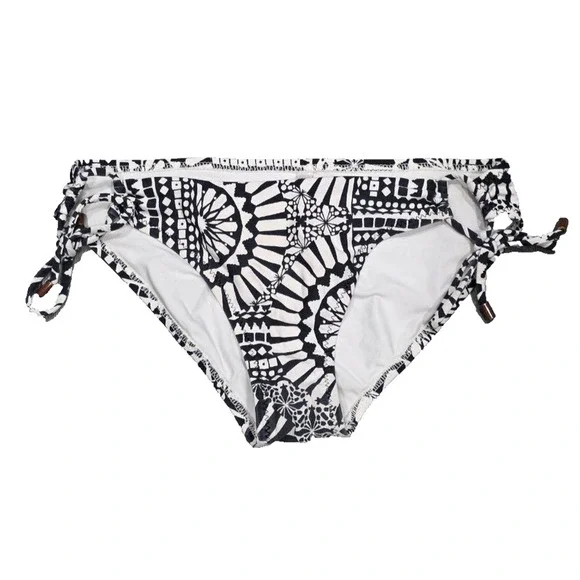 Helen Jon Black and White Bikini USA made Bottom XS A004224