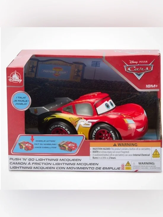 Lightning McQueen Push 'N' Go Talking Vehicle