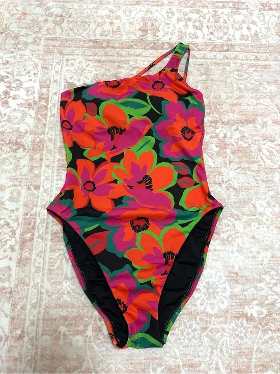 🌺One-Shoulder Floral Swimsuit One Piece