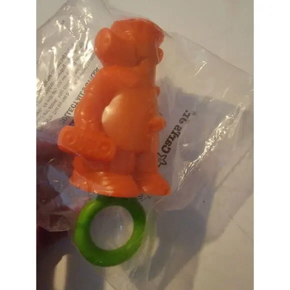 Vintage Pull Ring Squirter Carl's Jr. Sealed Toy Cool Combos Kids 90s Vtg Orange