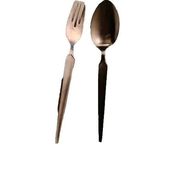 Stanley Roberts‎ Cortina Spoon & Dessert Fork 2 Pc Set Stainless Japan Discont'd