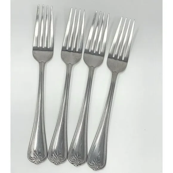 Lenox BUTLERS GOURMET Stainless Flatware 18/8 Dinner Forks 8 1/4