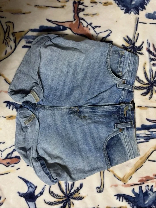Light Wash Denim Shorts