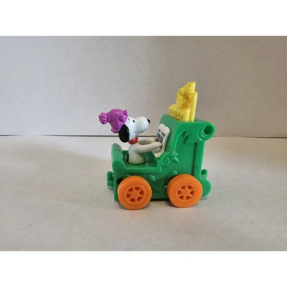 Snoopy Peanuts‎ Wheeled Toy Piano Organ Car Push Toy Charlie Brown 3